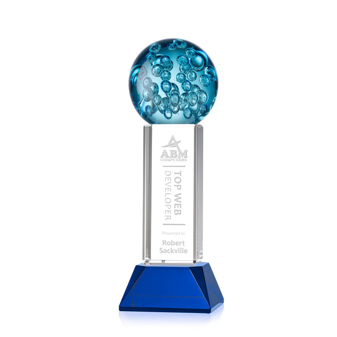 Addison Award on Stowe Base - Blue