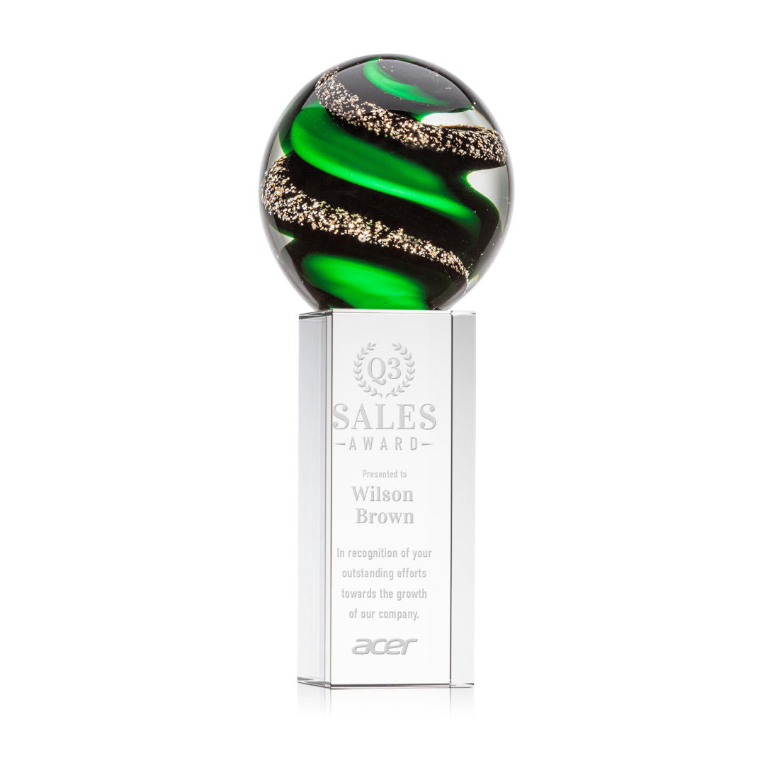 Zodiac Award on Dakota Base - Clear