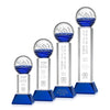 Tranquility Award on Stowe Base - Blue