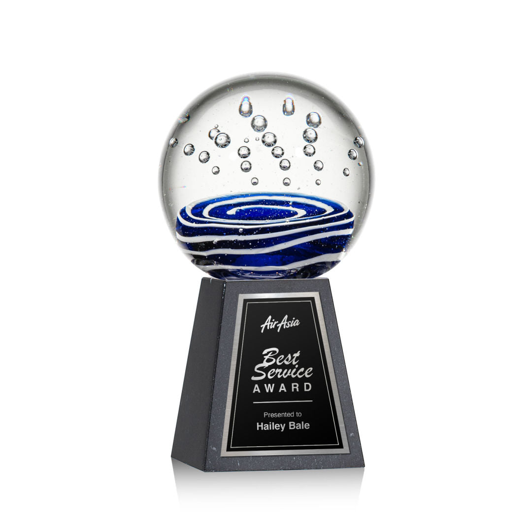 Tranquility Award on Tall Marble Base