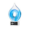 Caspian Art Glass Award – Base & Size Options
