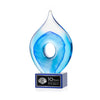 Caspian Art Glass Award – Base & Size Options