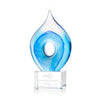 Caspian Art Glass Award – Base & Size Options