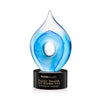 Caspian Art Glass Award – Base & Size Options