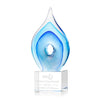 Caspian Art Glass Award – Base & Size Options