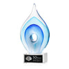 Caspian Art Glass Award – Base & Size Options