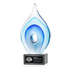Caspian Art Glass Award – Base & Size Options