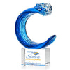 Oceana VividPrint™ Award on Lexington Base - Clear