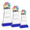 EdgeCraft Tapered Award on Hartford - Blue (via Air)