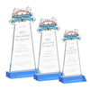 EdgeCraft Tapered Award on Mitered - Sky Blue (via Air)
