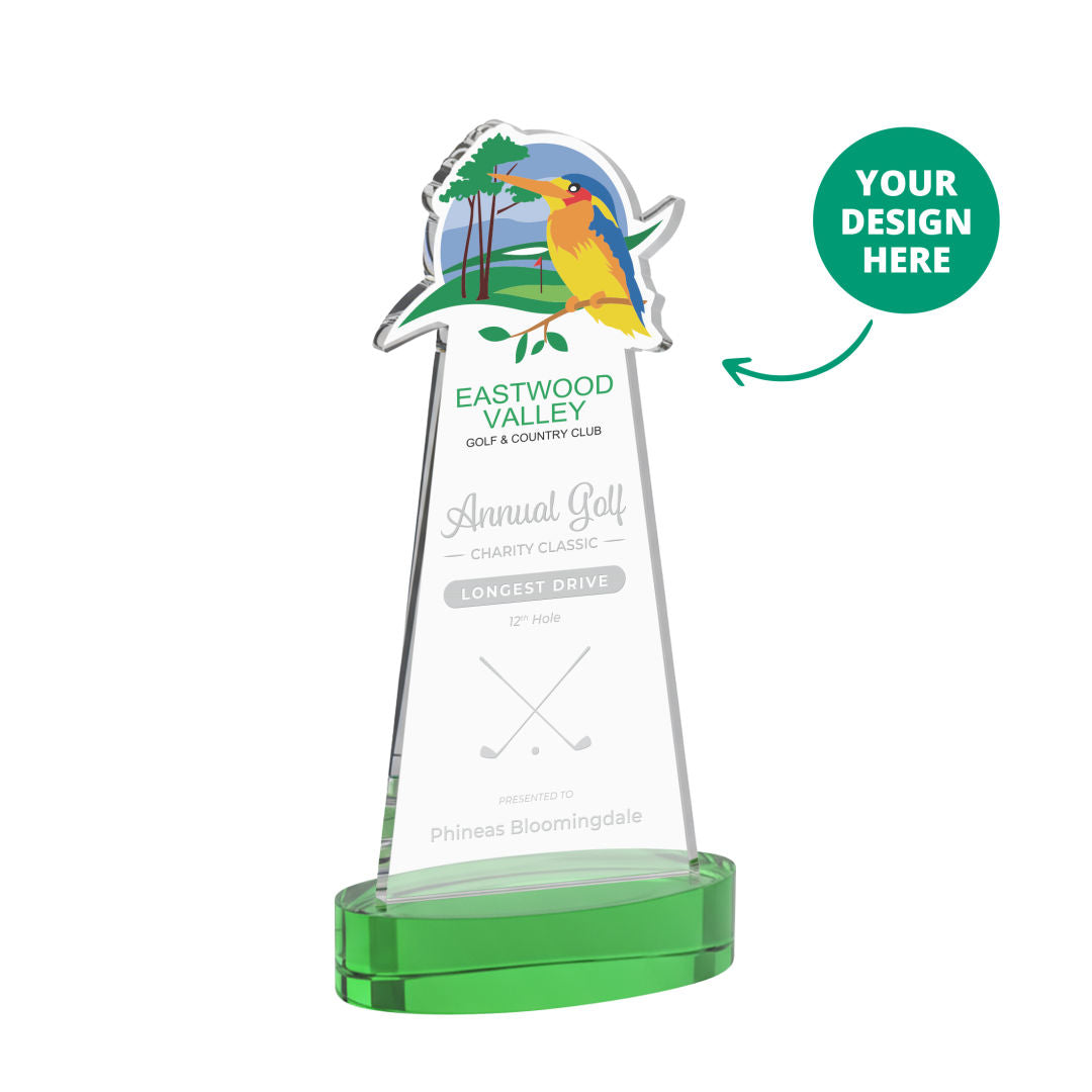 EdgeCraft Tapered Award on Alberton - Green (via Air)