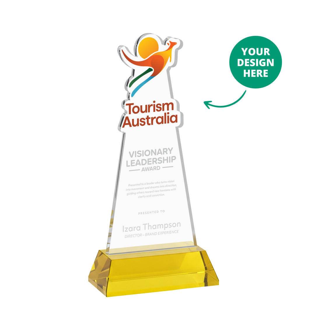 EdgeCraft Tapered Award on Hartford - Gold (via Air)