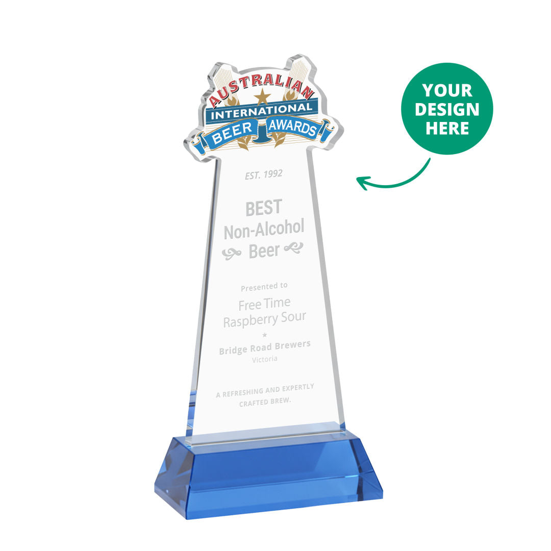 EdgeCraft Tapered Award on Hartford - Sky Blue (via Air)