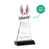 EdgeCraft Tapered Award on Mitered - Black (via Air)