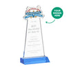 EdgeCraft Tapered Award on Mitered - Sky Blue (via Air)