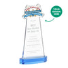 EdgeCraft Tapered Award on Alberton - Sky Blue (via Air)