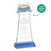 EdgeCraft Tapered Award on Hartford - Sky Blue (via Air)