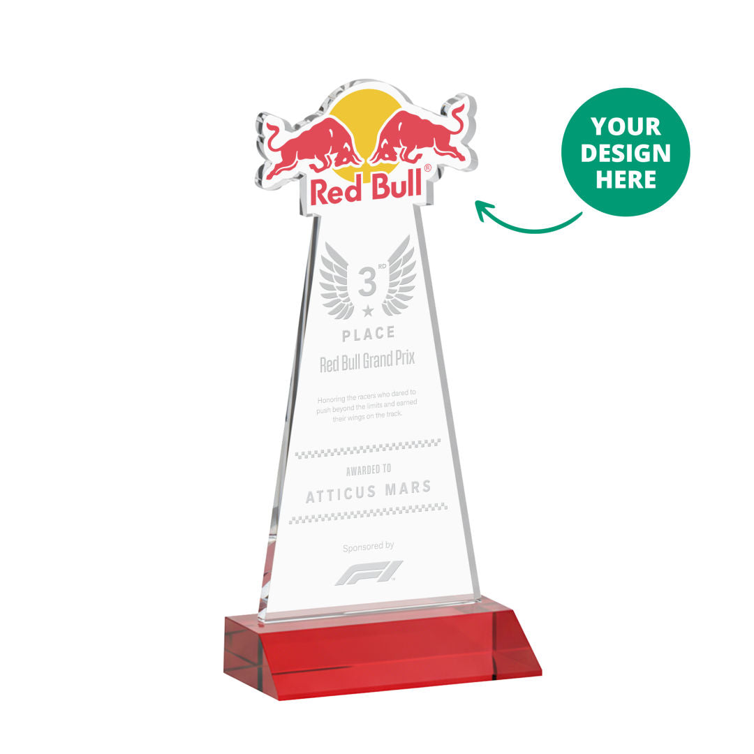 EdgeCraft Tapered Award on Mitered - Red (via Ocean)