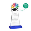 EdgeCraft Tapered Award on Mitered - Blue (via Ocean)