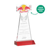 EdgeCraft Tapered Award on Mitered - Red (via Ocean)