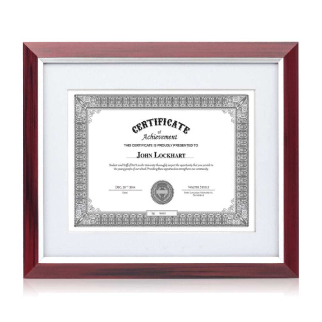 Valencia Certificate Frame