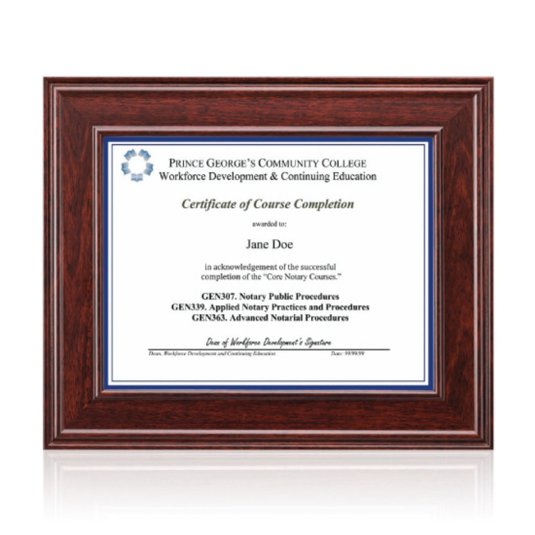 Calthrop Certificate Holder
