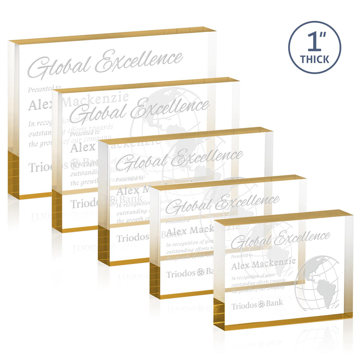 Toledo Award - Gold (Horiz)