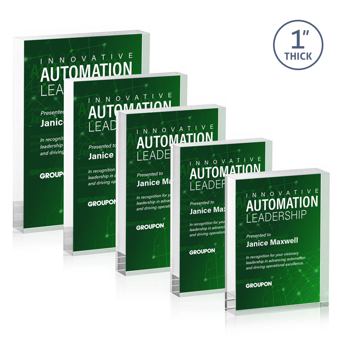Toledo VividPrint™ Double Sided Award