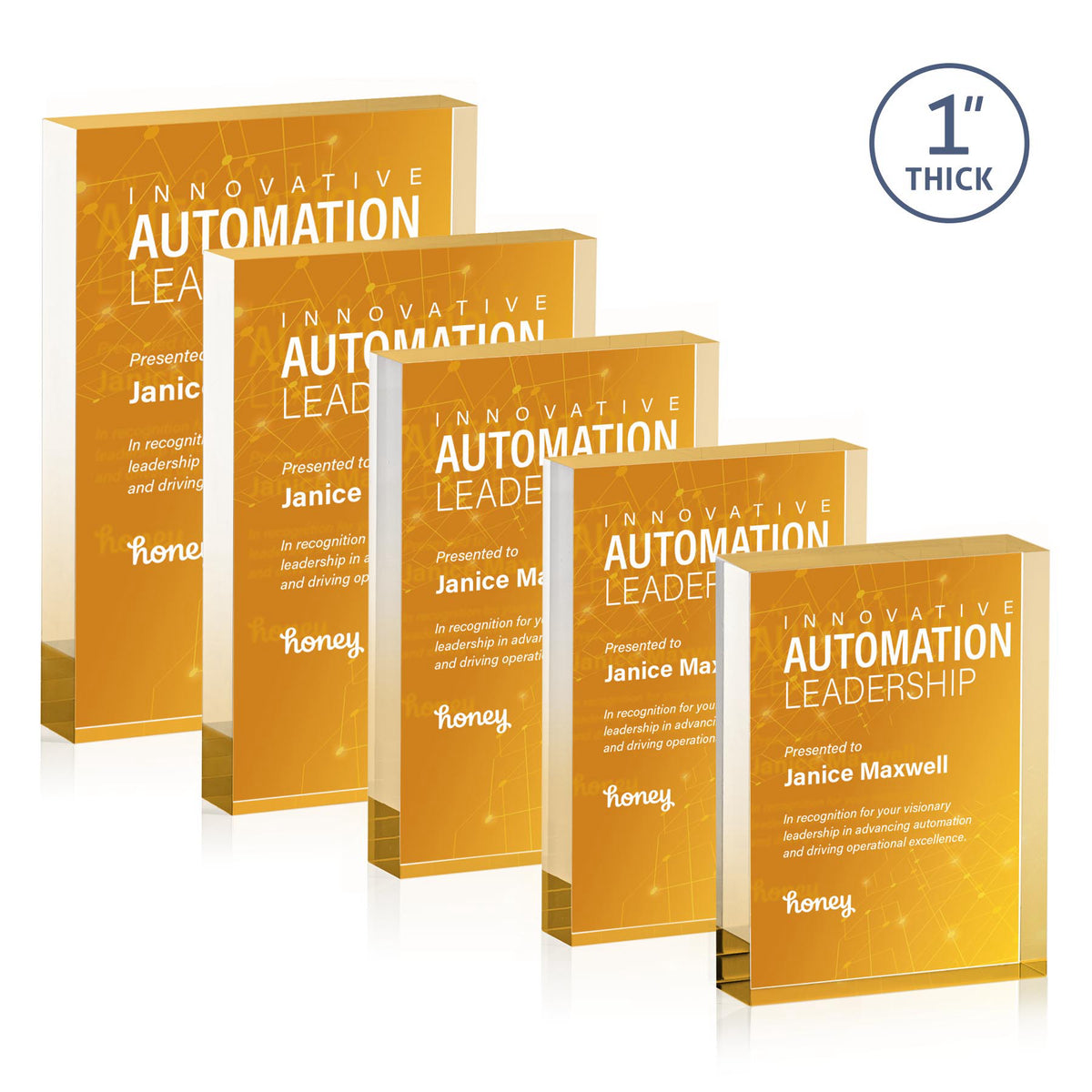Toledo VividPrint™ Double Sided Award