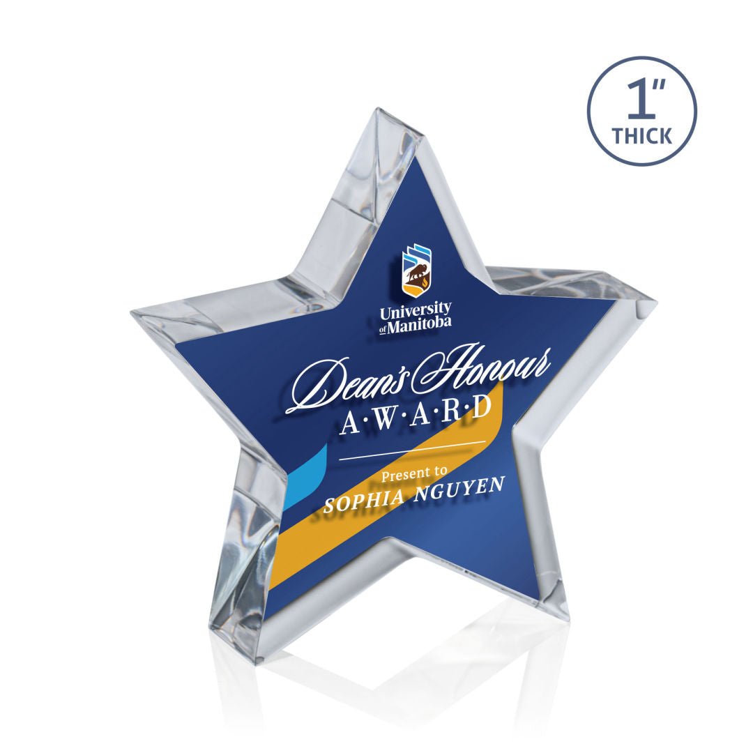 Copeland Star VividPrint™ Double Sided Award