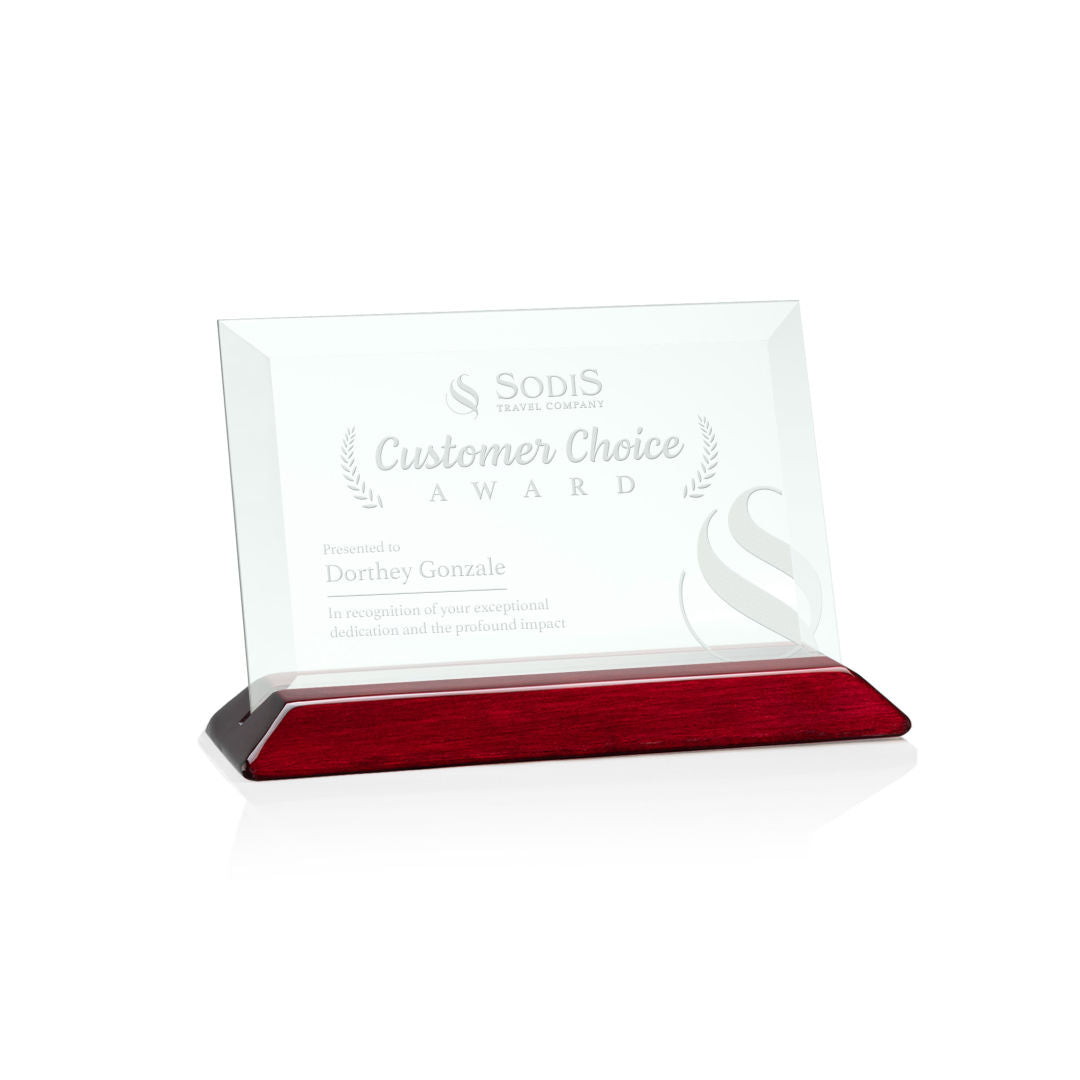 Embassy Award - Jade/Rosewood (Horiz)