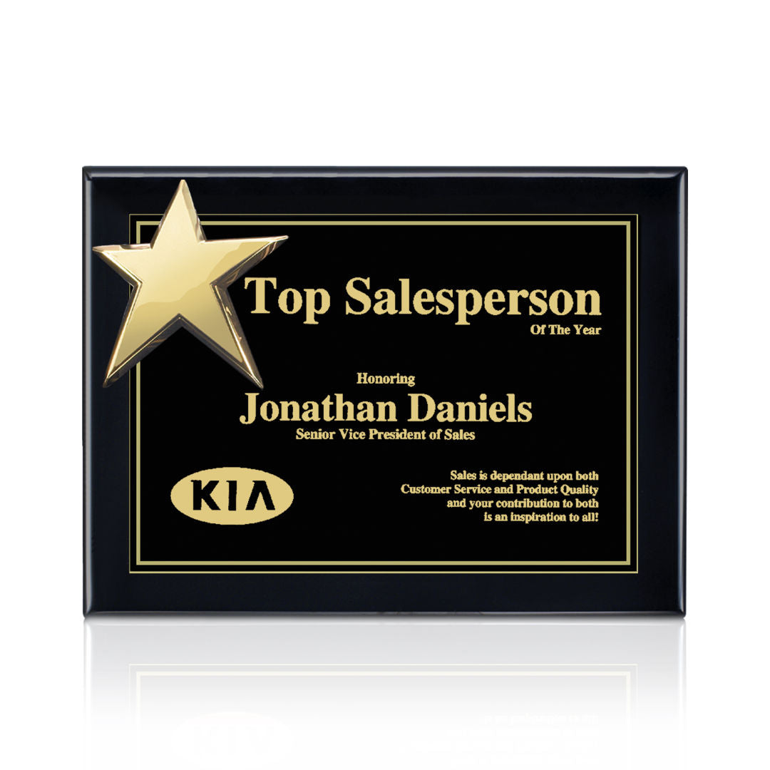 Rising Star Recognition Plaque