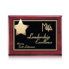 Hollister Plaque - Rosewood/Gold