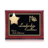 Hollister Plaque - Rosewood/Gold