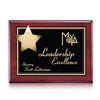 Hollister Plaque - Rosewood/Gold
