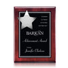 Hollister Plaque - Rosewood/Chrome