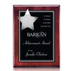 Hollister Plaque - Rosewood/Chrome