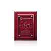 Caledon Plaque - Rosewood/Silver
