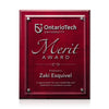 Caledon Plaque - Rosewood/Silver
