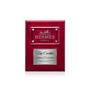 Gossamer Plaque - Rosewood/Silver