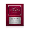 Gossamer Plaque - Rosewood/Silver