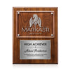 Gossamer Plaque - Walnut/Silver