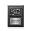 Gossamer Plaque - Carbon Fibre/Silver
