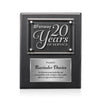 Gossamer Plaque - Carbon Fibre/Silver