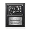 Gossamer Plaque - Carbon Fibre/Silver