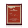 Oakleigh/Marietta Plaque - Rosewood/Red