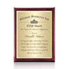 Oakleigh/TexEtch Plaque - Rosewood Finish
