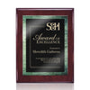 Oakleigh/Caprice Plaque - Rosewood/Green