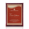Oakleigh/Marietta Plaque - Rosewood/Red