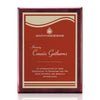 Oakleigh/Marietta Plaque - Rosewood/Red